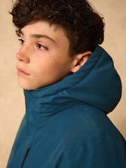 Cobalt Blue Waterproof Parka Coat (3-17yrs) - Image 4 of 5