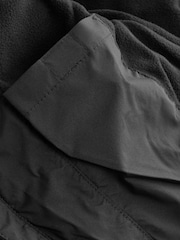 Black Shower Resistant Microfleece Lined Padded Coat (3-17yrs) - Image 4 of 8