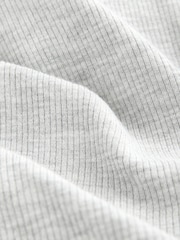 self. Grey Marl Rib Scoop Neck Strappy Maxi Dress - Image 8 of 9
