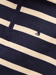 Joules Alfie Navy Quarter Zip Sweatshirt - Image 4 of 5