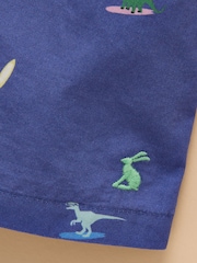 Joules Sonny Navy Short Sleeve Cotton Shirt - Image 3 of 4