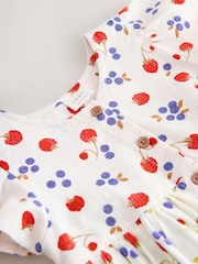 Fruit Print Button Up Summer Dress (3mths-10yrs) - Image 7 of 7
