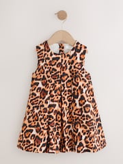 Animal Print Sleeveless Bubble Hem Dress (3mths-8yrs) - Image 5 of 8