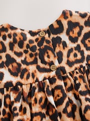 Animal Print Sleeveless Bubble Hem Dress (3mths-8yrs) - Image 7 of 8