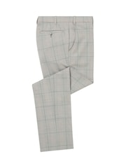 Remus Uomo Grey Tapered Fit Wool Rich Trousers - Image 2 of 2