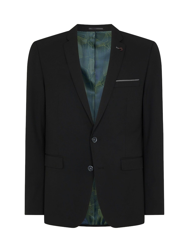 Remus Uomo Black Tapered Fit Stretch Mix and Match Suit Jacket - Image 5 of 5 Remus Uomo Black Tapered Fit Stretch Mix and Match Suit Jacket - Image 5 of 5