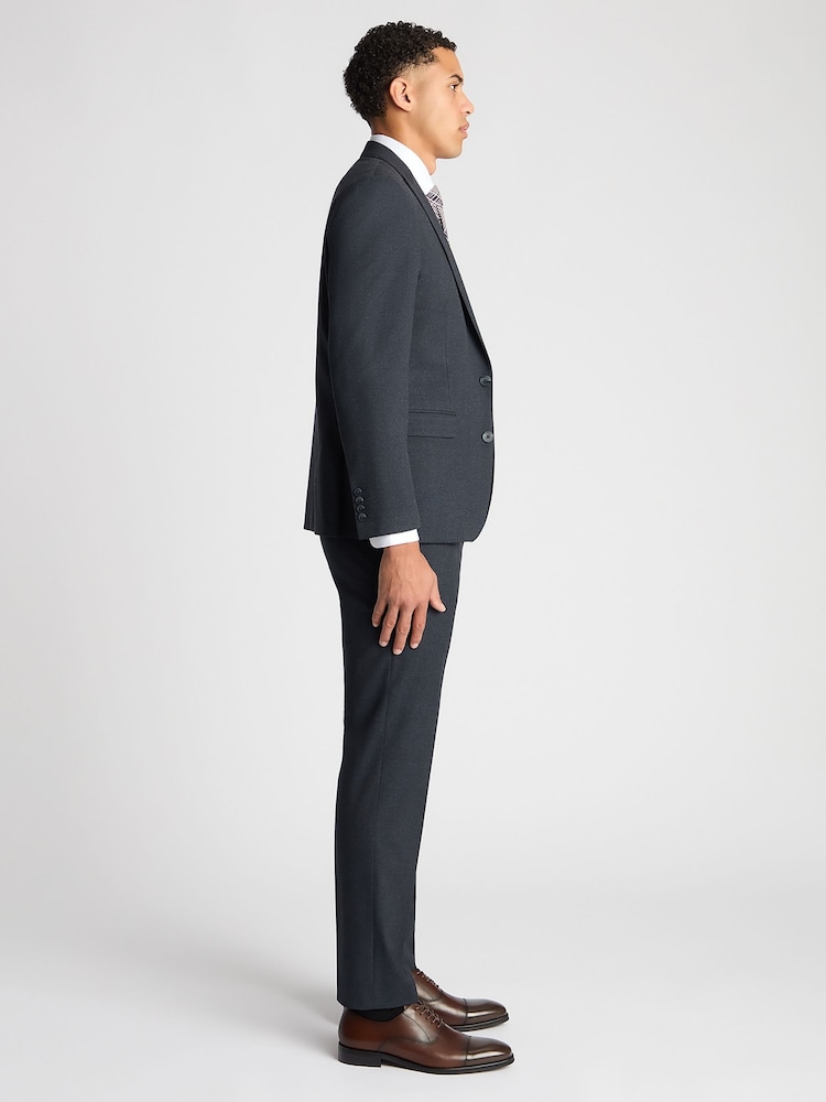 Remus Uomo Tapered Fit Stretch Costum Jachetă - Image 4 of 6