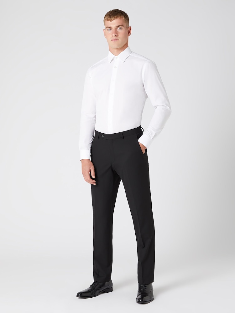Remus Uomo Tapered Leg Stretch Formal Trousers - Imagen 2 de 7