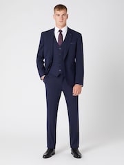 Remus Uomo Blue Tapered Fit Stretch Mix and Match Suit Jacket - Image 1 of 5