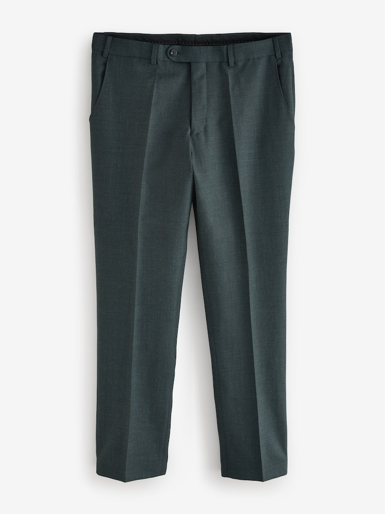 Remus Uomo Green Tapered Fit Wool Rich Trousers - Image 1 of 2