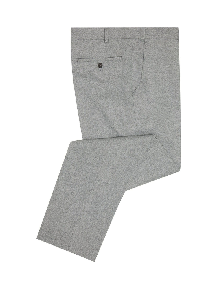 Remus Uomo Tapered Fit Wool Rich Trousers - Imagen 2 de 4
