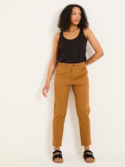 FatFace Rye Tan Brown Chino Trousers - Image 1 of 5