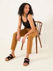 FatFace Rye Tan Brown Chino Trousers - Image 3 of 5