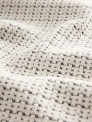 Black/White Textured Polo Shirt - Image 7 of 7