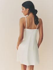 ivoire - Nuisette de mariée en satin - Image 3 of 7