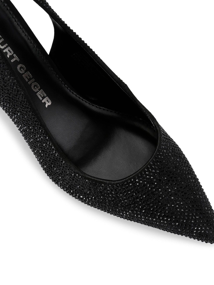 KG Kurt Geiger Ace Jewel Black Shoes - Image 5 of 5 KG Kurt Geiger Ace Jewel Black Shoes - Image 5 of 5