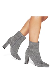 KG Kurt Geiger Grey Shay Gem Boots - Image 1 of 5