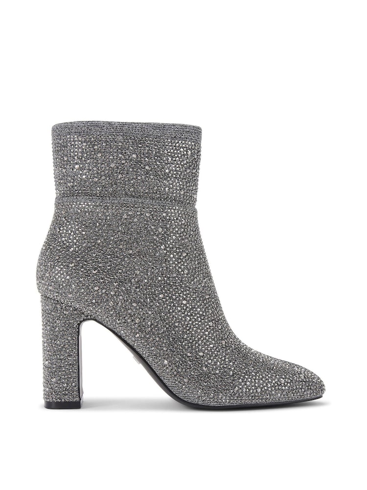 KG Kurt Geiger Grey Shay Gem Boots - Image 2 of 5