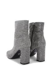 KG Kurt Geiger Grey Shay Gem Boots - Image 4 of 5