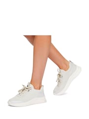 Cream - KG Kurt Geiger Layla Knit na vezalke; z vezalkami črna športni copati - Slika 1 iz 3