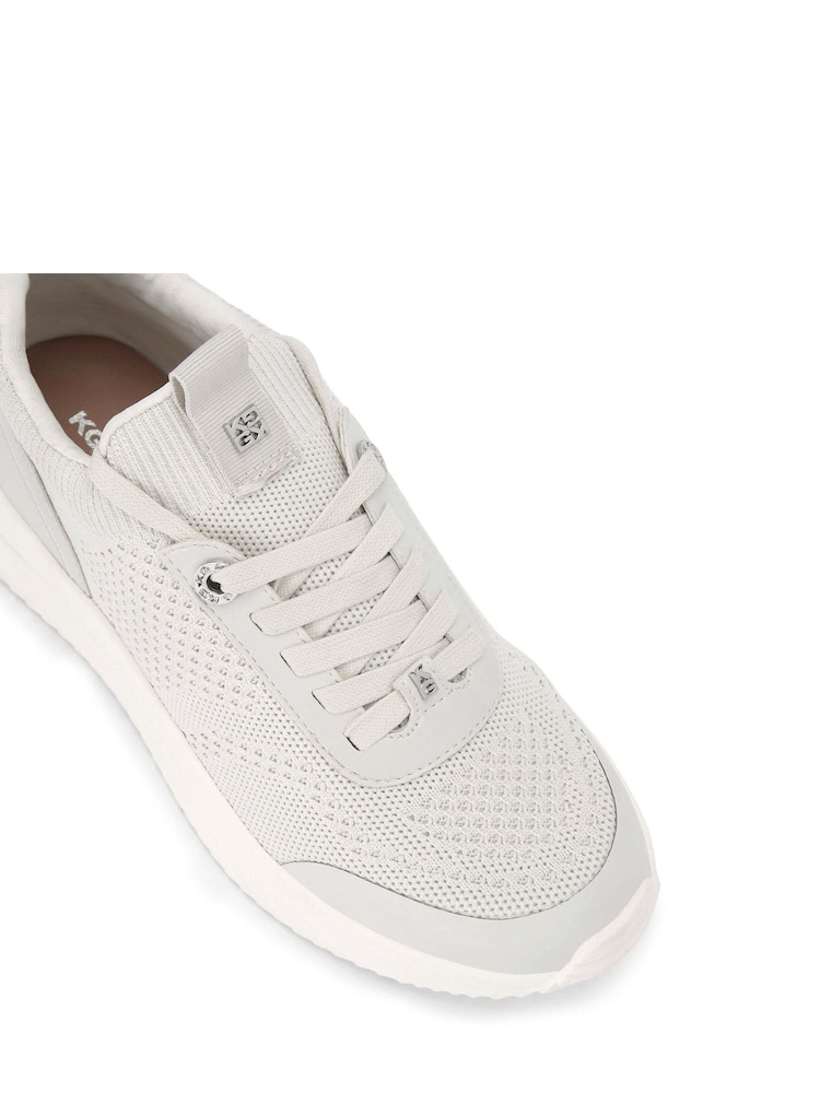 Cream - KG Kurt Geiger Layla Knit na vezalke; z vezalkami črna športni copati - Slika 3 iz 3 Cream - KG Kurt Geiger Layla Knit na vezalke; z vezalkami črna športni copati - Slika 3 iz 3