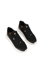 črna - KG Kurt Geiger Layla Knit na vezalke; z vezalkami črna športni copati - Slika 3 iz 5