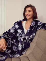 Navy Coffee Dressing Gown - Image 1 of 5