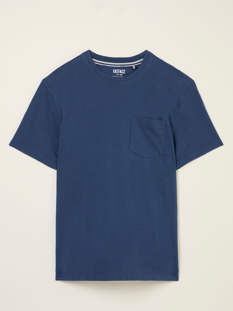 Französisches Marineblau - FatFace Pocket Tshirt - Bild 5 von 5 Französisches Marineblau - FatFace Pocket Tshirt - Bild 5 von 5
