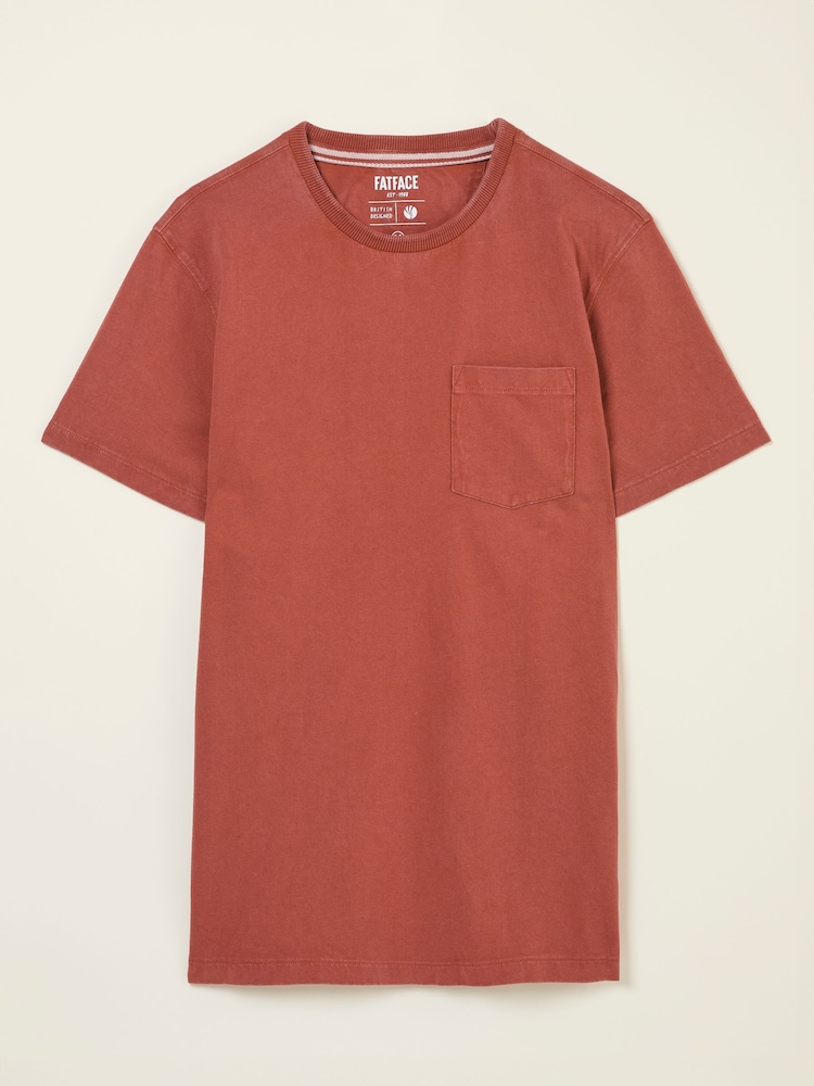 Terrakotta - FatFace Pocket Tshirt - Bild 3 von 3