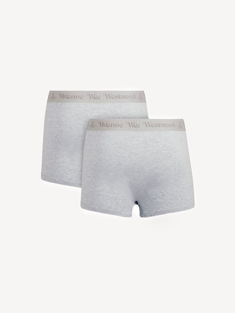 Vivienne Westwood Grey Boxers 2 Pack - Image 2 of 2 Vivienne Westwood Grey Boxers 2 Pack - Image 2 of 2