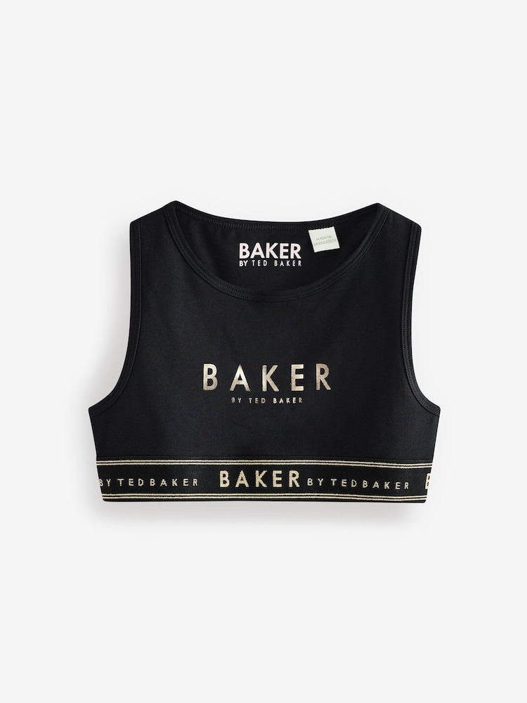 Berry/Noir - Baker by Ted Baker Crop Tops 3 Pack - Image 4 of 9