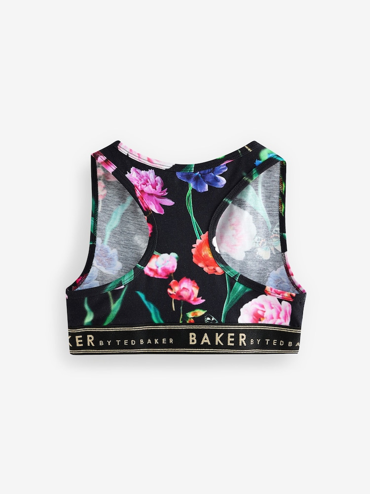Berry/Noir - Baker by Ted Baker Crop Tops 3 Pack - Image 5 of 9