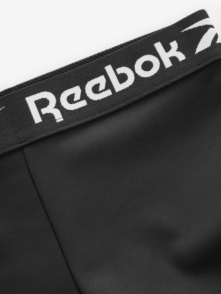 Reebok Girls Logo Tape Black Shorts - Image 10 of 10 Reebok Girls Logo Tape Black Shorts - Image 10 of 10