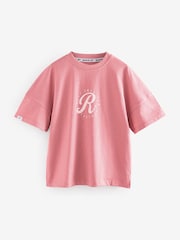 Reebok Oversized Girls 100% Cotton Graphic T-Shirt - Image 1 of 4
