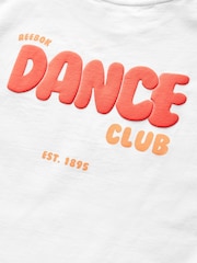 Reebok Girls Oversized Cropped 100% Cotton Graphic T-Shirt - Image 5 of 5