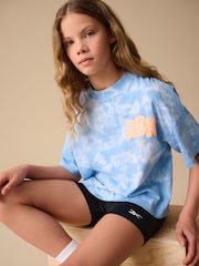 Reebok Girls Oversized Cropped 100% Cotton Graphic T-Shirt - Image 1 of 5