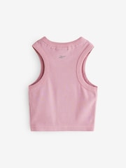Reebok Girls Multi Ribbed Vests 2 Pack - Image 2 of 18