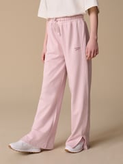 Reebok Girls Washed Pink 100% Cotton Wide Leg Joggers - Image 1 of 13