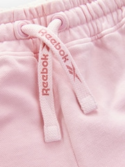 Reebok Girls Washed Pink 100% Cotton Wide Leg Joggers - Image 11 of 13