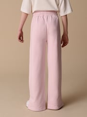Reebok Girls Washed Pink 100% Cotton Wide Leg Joggers - Image 3 of 13