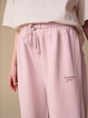 Reebok Girls Washed Pink 100% Cotton Wide Leg Joggers - Image 4 of 13