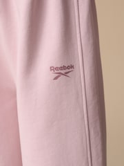 Reebok Girls Washed Pink 100% Cotton Wide Leg Joggers - Image 7 of 13