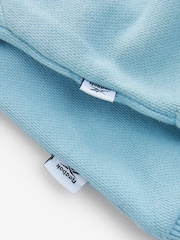Reebok Girls Washed Light Blue Graphic 100% Cotton Sweatshirt and Shorts Set - Image 12 of 12