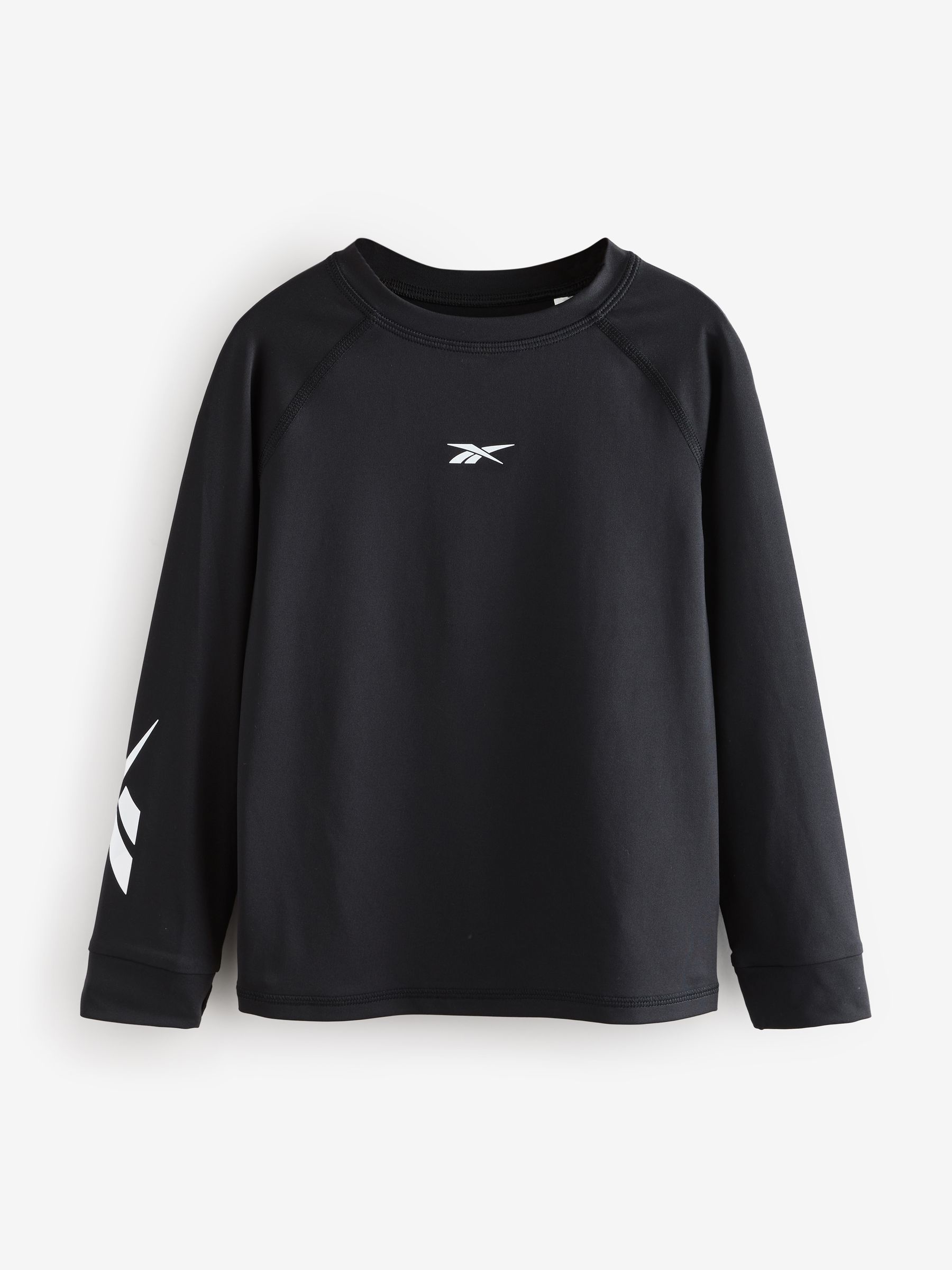 Buy Reebok Black Sports Base Layer Long Sleeve T-Shirt from the