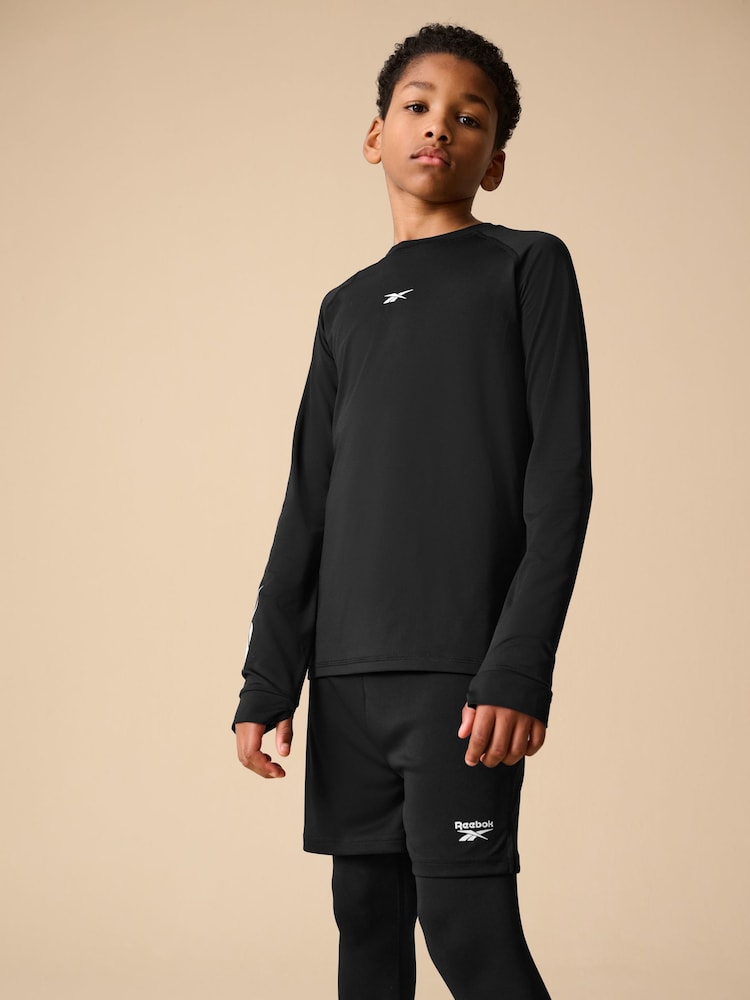 Reebok Boys Base Layer Long Sleeve T-Shirt - Image 2 of 7