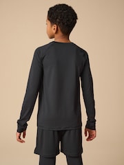 Reebok Boys Base Layer Long Sleeve T-Shirt - Image 3 of 7