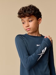 Reebok Boys Base Layer Long Sleeve T-Shirt - Image 2 of 9