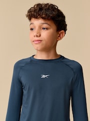 Reebok Boys Base Layer Long Sleeve T-Shirt - Image 6 of 9