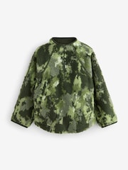Khaki Camo Active Teddy Borg Fleece Jacket - Image 7 of 11