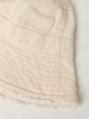 FatFace Ivory Brisbane Bucket 100% Cotton Hat - Image 2 of 2